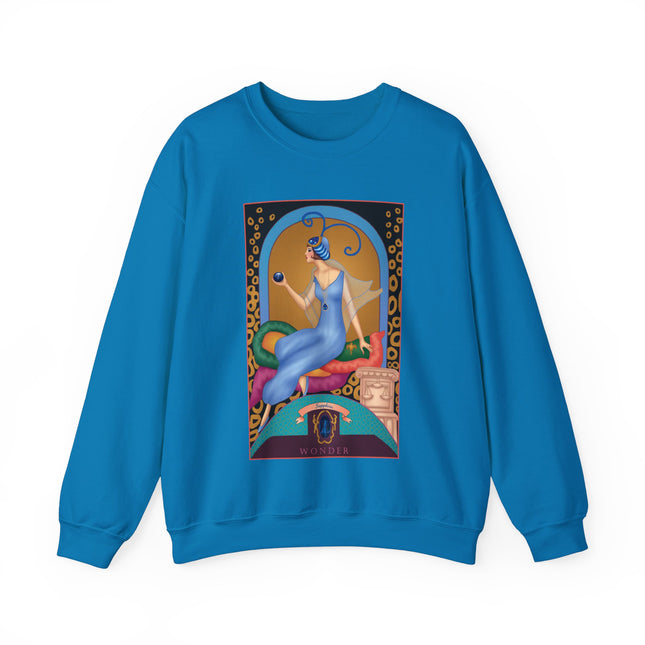 September & Sapphire (from the Gem Series) by Sofia Chiostri Heavy Blend™ Crewneck Sweatshirt