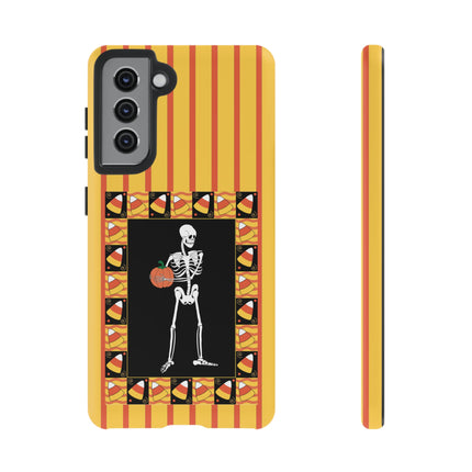 Candy Corn Skeleton Phone Cases