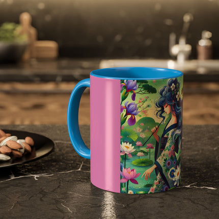 Fairy of the Koi Pond Colorful Mugs (11oz, 15oz)