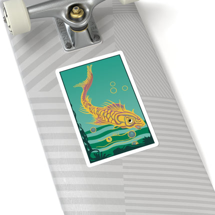 Golden Serenity Kiss-Cut Stickers (4 Sizes)