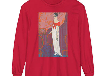 L’Entracte by Georges Lepape Garment-dyed Long Sleeve T-Shirt
