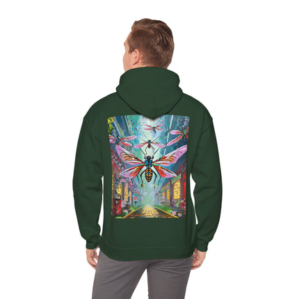 Neon Swarm – Heavy Blend™ Hooded Sweatshirt