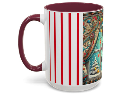 Mischief in Tinselland Colorful Mugs (11oz, 15oz)