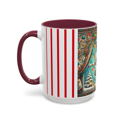 Mischief in Tinselland Colorful Mugs (11oz, 15oz)