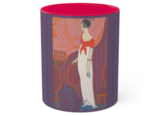 L’Entracte by Georges Lepape Colorful Mugs, 11oz