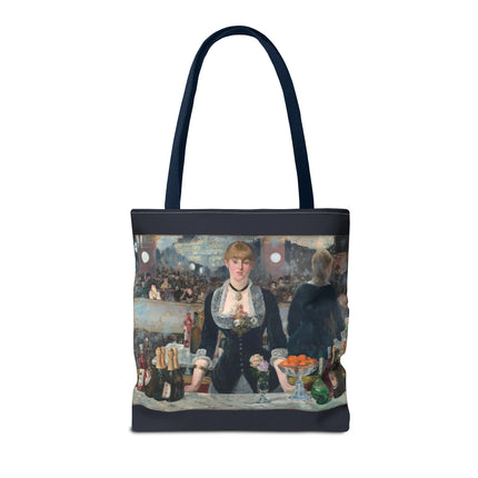 A Bar at the Folies-Bergère by Edouard Manet Tote Bag (AOP)