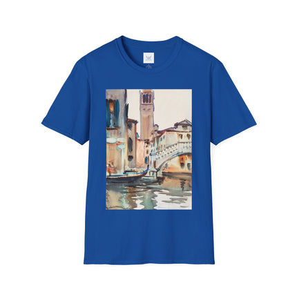A Bridge and Campanile, Venice by John Singer Sargent Softstyle T-Shirt