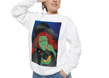 Mirror, Mirror A Witch's Touch Unisex Garment-Dyed Sweatshirt
