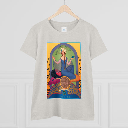 December & Tanzanite (from the Gem Series) by Sofia Chiostri Women's Midweight Cotton Tee