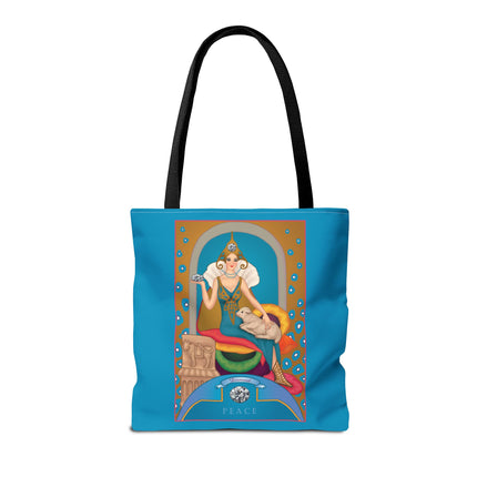 Astrology Gem Series: April & Diamond Tote Bag