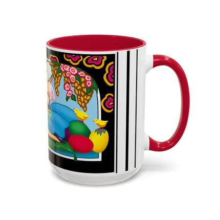 Blooms and Chicks Colorful Mugs (11oz, 15oz)