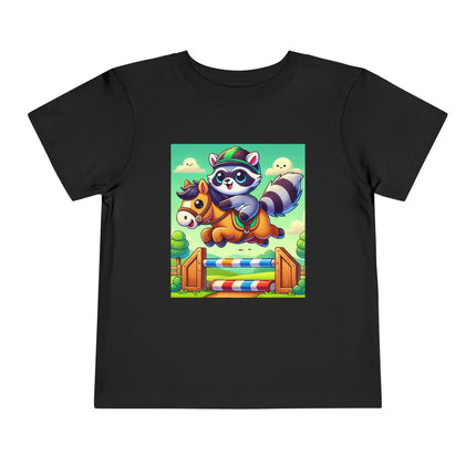 Raccoon Rider Toddler Short Sleeve Tee
