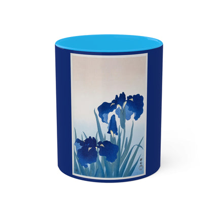 Irises by Ohara Koson Colorful Mugs, 11oz