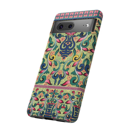 Colorful Flower Pattern by Owen Jones Phone Cases