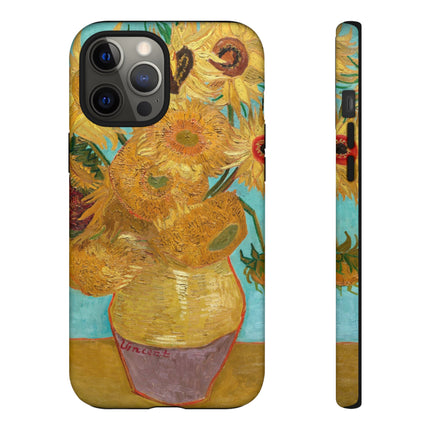Vase with Twelve Sunflowers by Vincent Van Gogh Phone Cases
