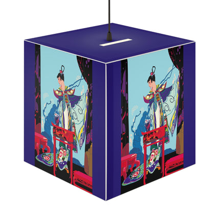 A Visual Journey by Umberto Brunelleschi Light Cube Lamp