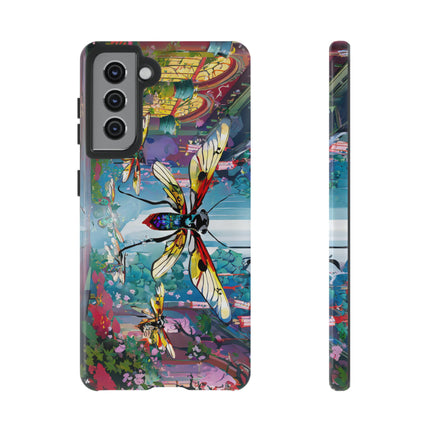 Neon Swarm Phone Cases
