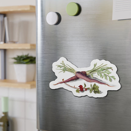 Carrot, Daucus carota and red currant, Ribes rubrum by Anselmus Boëtius de Boodt Die-Cut Magnets (5 Sizes)