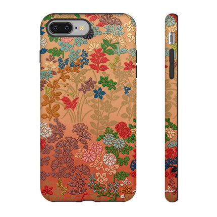 Ornamental Japanese Flower Pattern Phone Cases