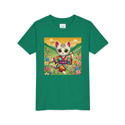 Samurai Kitten Youth Short Sleeve Tee