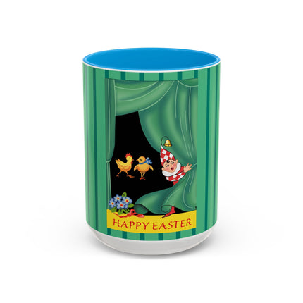 Easter Elf's Whimsy Colorful Mugs (11oz, 15oz)