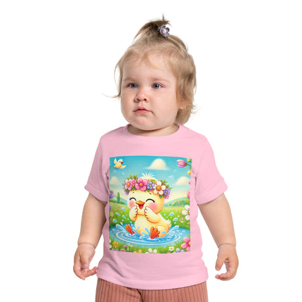 Springtime Splash Duckling Baby T-Shirt – Joyful Moments & Sunny Spring Days