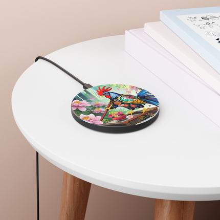 Cyberpunk Rooster Wireless Charger