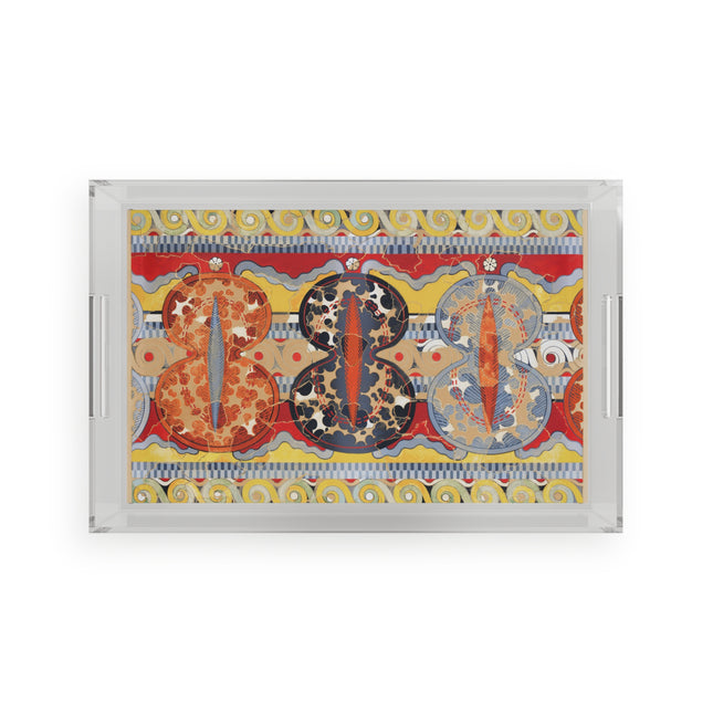 Reproduction of the Shield Frieze by Emile Gilliéron Acrylic Serving Tray