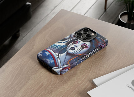 Geisha’s Black Ink Tears Phone Cases
