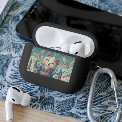 Geisha Kitten by the Seaside AirPods and AirPods Pro Case
