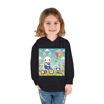 Breezy Meadow Ride Toddler Pullover Fleece Hoodie