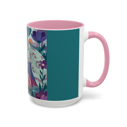 The Ladies Of The Secret Masquerade Colorful Mugs – Art Deco Floral Mystery