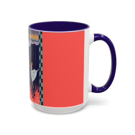 The Firebird's Awakening Colorful Mug (11oz, 15oz) – Ballet Fantasy, Mythic Fire & Art Deco Drama