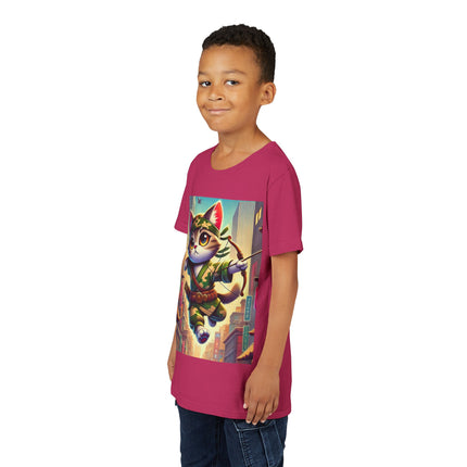 Archer Cat Youth Short Sleeve Tee