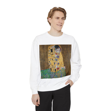 The Kiss by Gustav Klimt Unisex Garment-Dyed Sweatshirt