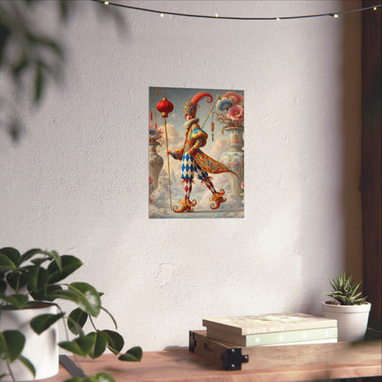 The Ornamental Jester Matte Vertical Posters