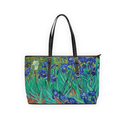 Irises by Vincent Van Gogh PU Leather Shoulder Bag