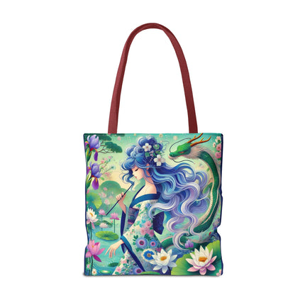 Fairy of the Koi Pond Tote Bag – Mystical Harmony & Pond Enchantment