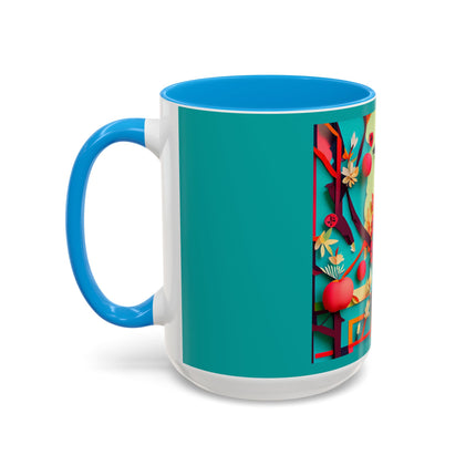 Curious Crow Colorful Mugs (11oz, 15oz)