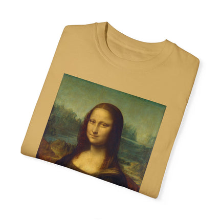 Mona Lisa by Leonardo da Vinci Unisex Garment-Dyed T-shirt