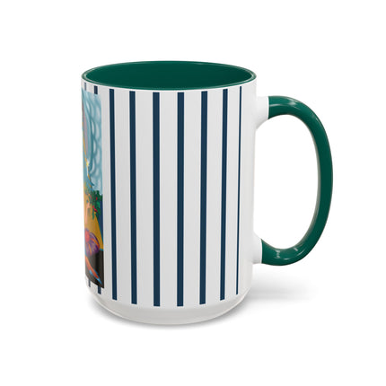 Art Deco Christmas Elegance Colorful Mugs (11oz, 15oz)