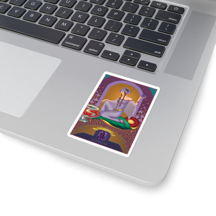 February & Amethyst (from the Gem Series) Kiss-Cut Stickers (4 Sizes)