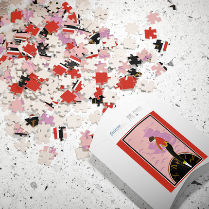 Woman Waiting for her Beloved at 1:59 by Kobayashi Kaichi Puzzle (110, 252, 500-Piece)