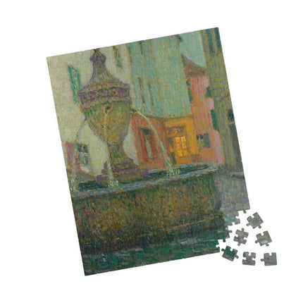 La Fontaine, Saint-Paul De Vence by Henri Le Sidaner Puzzle (110, 252, 500-Piece)
