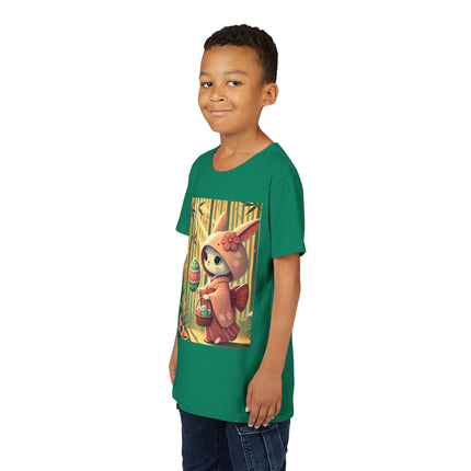 Geisha Kitten’s Easter Stroll Youth Short Sleeve Tee