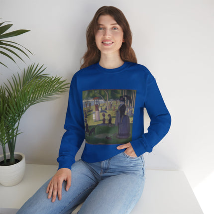 A Sunday on La Grande Jatte by Georges Seurat Heavy Blend™ Crewneck Sweatshirt