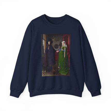 Arnolfini Portrait by Jan Van Eyck Heavy Blend™ Crewneck Sweatshirt