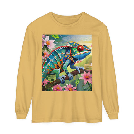 Camouflage Chameleon Long Sleeve T-Shirt