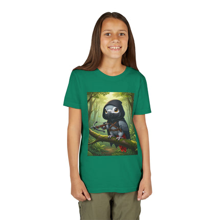 The African Grey Sentinel Youth Short Sleeve Tee