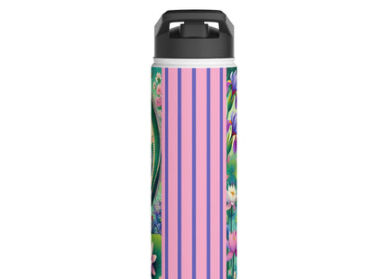 Fairy of the Koi Pond Stainless Steel Water Bottle, Standard Lid